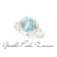 Ring Zorzan Gioielli Woman in White Gold Acquamarina 1.971 Ct PZAN2501 - PZAN2501